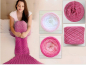 Mobile Preview: Wollpaket Meerjungfrauen Decke rosa (ohne Anleitung)