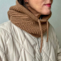 Preview: Strickanleitung - Kapuzenschal RUBY