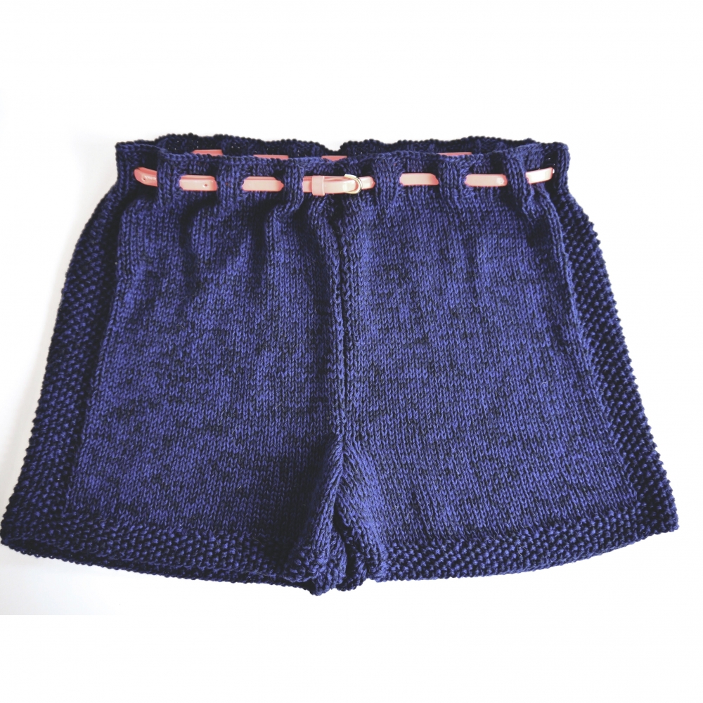 Strickanleitung - Shorts - kurze Hose - DARK BLUE – No.171