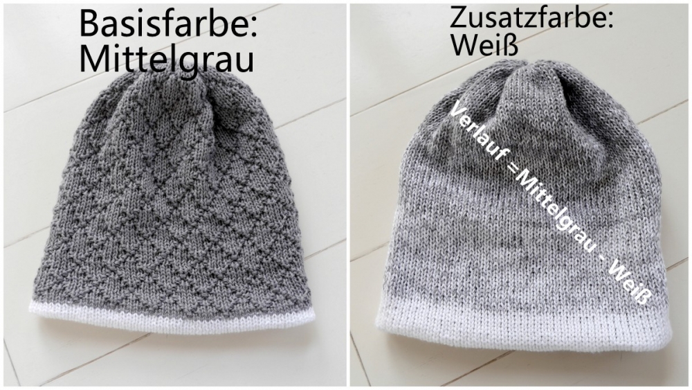 Preview: Wollpaket Wendemütze - eigene Farbwahl (ohne Anleitung)