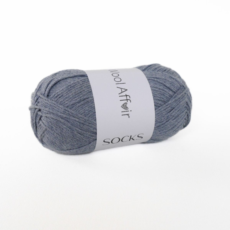 SOCKS cotton jeans - Sockenwolle 4fach - LL205m/50g