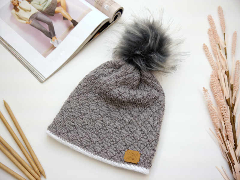 Wollpaket Wendemütze - eigene Farbwahl (ohne Anleitung)