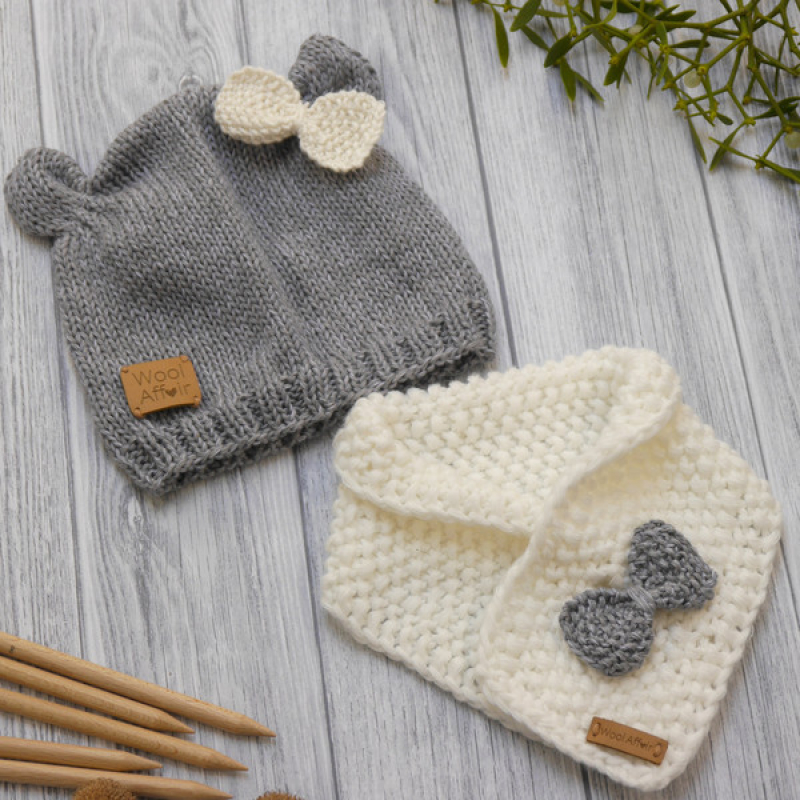 Strickanleitung - Baby Bären-Set - No.93S