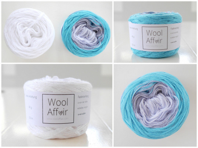 Wollpaket 100% Baumwolle Bikini Top LIZA (ohne Anleitung)